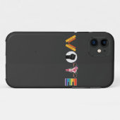 投票ブック子宮LGBTサポート Case-Mate iPhoneケース (裏面(横))