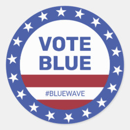 投票ブルースターストライプズのブルーウェーブ選挙 ラウンドシール
