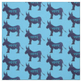 投票ブルードンキー2020年11月20日選挙日（米国） ファブリック (見本)