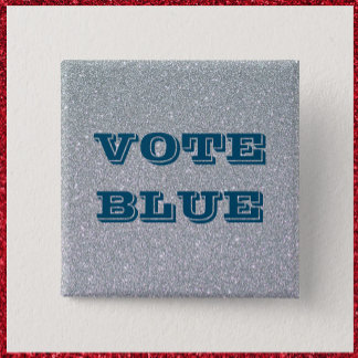 投票ブルーピン（ラペールボタン） 缶バッジ