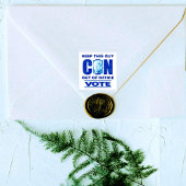 投票ブルーレジスト2024自己インク付きゴムスタンプ セルフインキングスタンプ