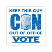 投票ブルーレジスト2024自己インク付きゴムスタンプ セルフインキングスタンプ (デザイン)