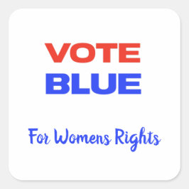 投票ブルー投票アメリカ民主政治レッドブルー スクエアシール