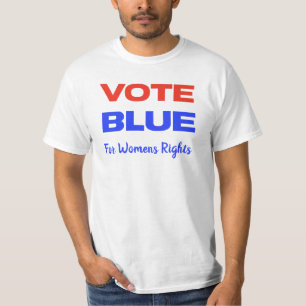 投票ブルー投票アメリカ民主政治レッドブルー Tシャツ