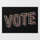 投票プロ大統領選挙フェミニスト ウィンドウサイン (シート)