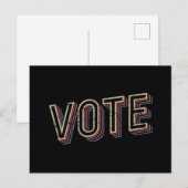 投票プロ大統領選挙フェミニスト ポストカード (正面/裏面)
