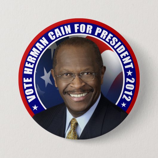 投票ヘルマンカイン2012年 缶バッジ (正面)