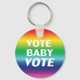 投票ベビー投票 – プライドlgbtレインボーカラー キーホルダー