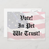 投票ペット ポストカード (正面/裏面)