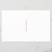 投票ホームカミングクイーンピンクマガジンスタイルHOCO チラシ (裏面)