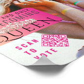 投票ホームカミングクイーンピンクマガジンスタイルHOCO ポスター (角)