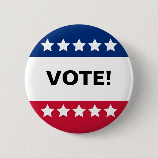 投票ボタン 缶バッジ (正面)