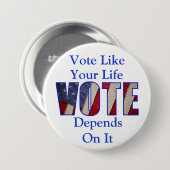 投票ボタン 缶バッジ (正面&裏面)