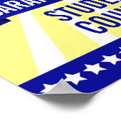 投票ポスター学長、生徒会 ポスター (角)