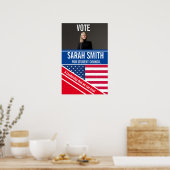 投票ポスター学長、生徒会 ポスター (キッチン)