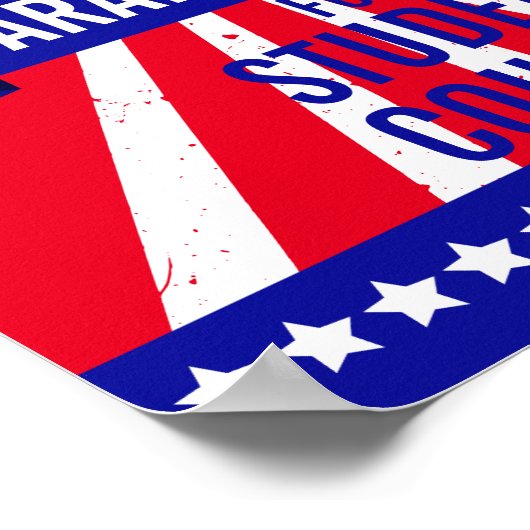 投票ポスター学長、生徒会 ポスター (角)