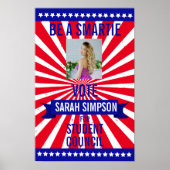 投票ポスター学長、生徒会 ポスター (正面)