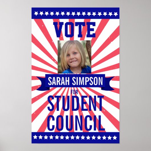 投票ポスター学長、生徒会 ポスター (正面)