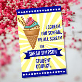 投票ポスター学長、生徒会 ポスター