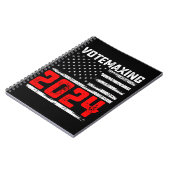 投票マキシング2024トランプ大統領の選挙 ノートブック (左側)