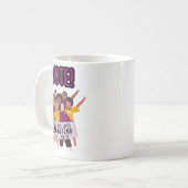 投票マグカップを使用する， 11 ozコーヒーマグカップ コーヒーマグカップ (正面左)