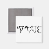 投票マグネット マグネット (正面/裏面)