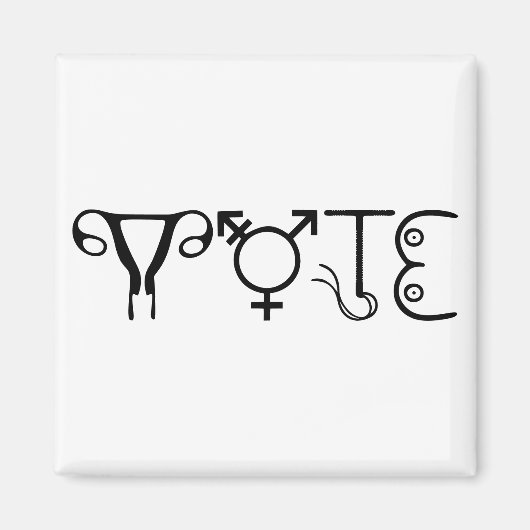 投票マグネット マグネット (正面)