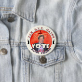 投票ランディCredico NYCの市長2013年 缶バッジ (インサイチュ)