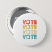 投票ヴィンテージスタイル 缶バッジ (正面&裏面)