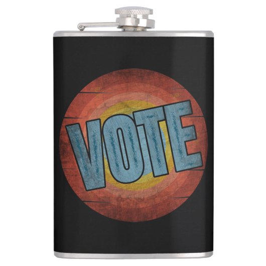 投票ヴィンテージ フラスク (正面)
