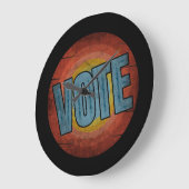 投票ヴィンテージ ラージ壁時計 (傾斜)