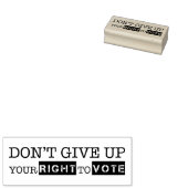 投票与えの権利を守るな ラバースタンプ (押印)