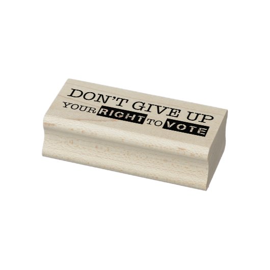 投票与えの権利を守るな ラバースタンプ (スタンプ)