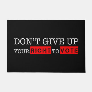 投票与え権を上げないでカスタムも ドアマット