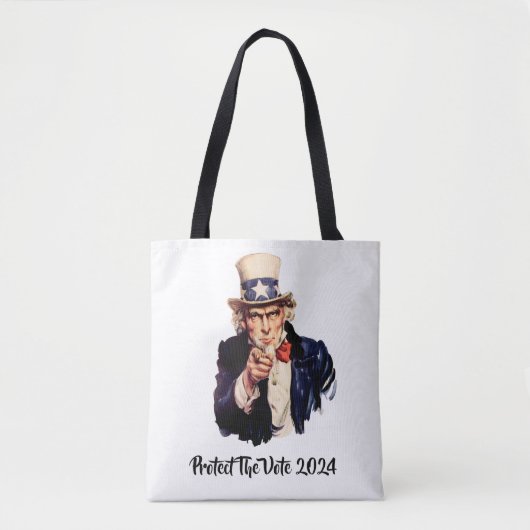 投票保護2024トートバッグ トートバッグ (正面)