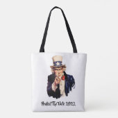 投票保護2024トートバッグ トートバッグ (裏面)