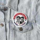 投票共和党の投票Romney及びライアン 缶バッジ (インサイチュ)