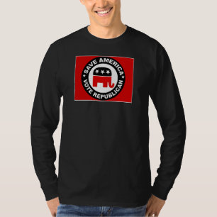 投票共和党員 Tシャツ