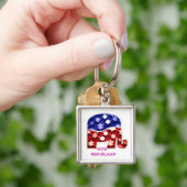 投票共和党員Keychain キーホルダー (手)