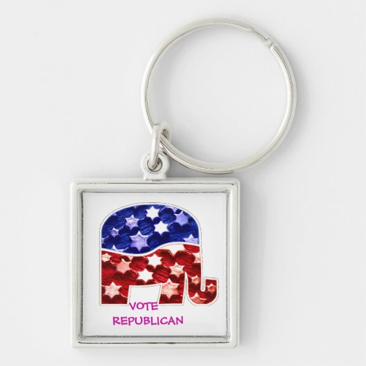 投票共和党員Keychain キーホルダー (正面)