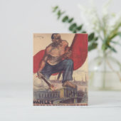 投票共産主義プロパガンダポスター ポストカード (スタンド正面)