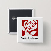 投票労働ボタン 缶バッジ (正面&裏面)