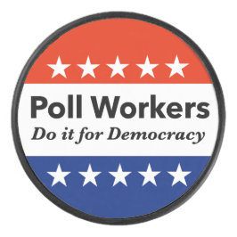 投票労働者は民主主義のためにそれをする アイスホッケーパック