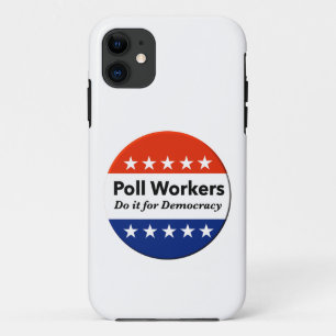 投票労働者は民主主義のためにそれをする iPhone 11 ケース