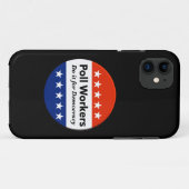 投票労働者は民主主義のためにそれをする Case-Mate iPhoneケース (裏面(横))