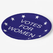 投票女性の第19修正のsuffragetteの紙皿 ペーパープレート (アングル)