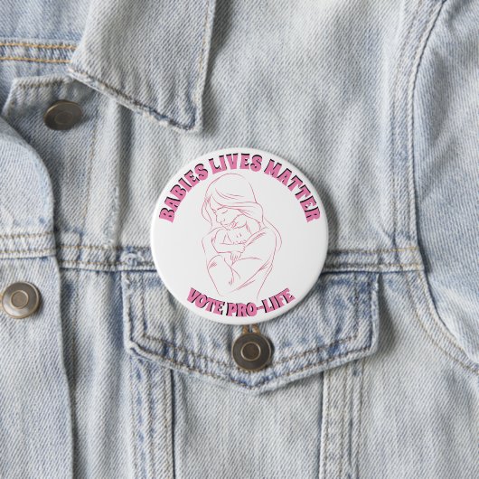 投票妊娠中絶反対のベビーの生命問題 缶バッジ (インサイチュ)