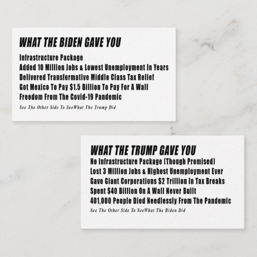 投票情報カード エンクロージャーカード (正面/裏面)