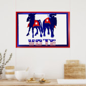 投票所の看板ポスター ポスター (キッチン)