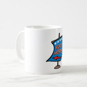 投票所案内サイン コーヒーマグカップ (正面左)